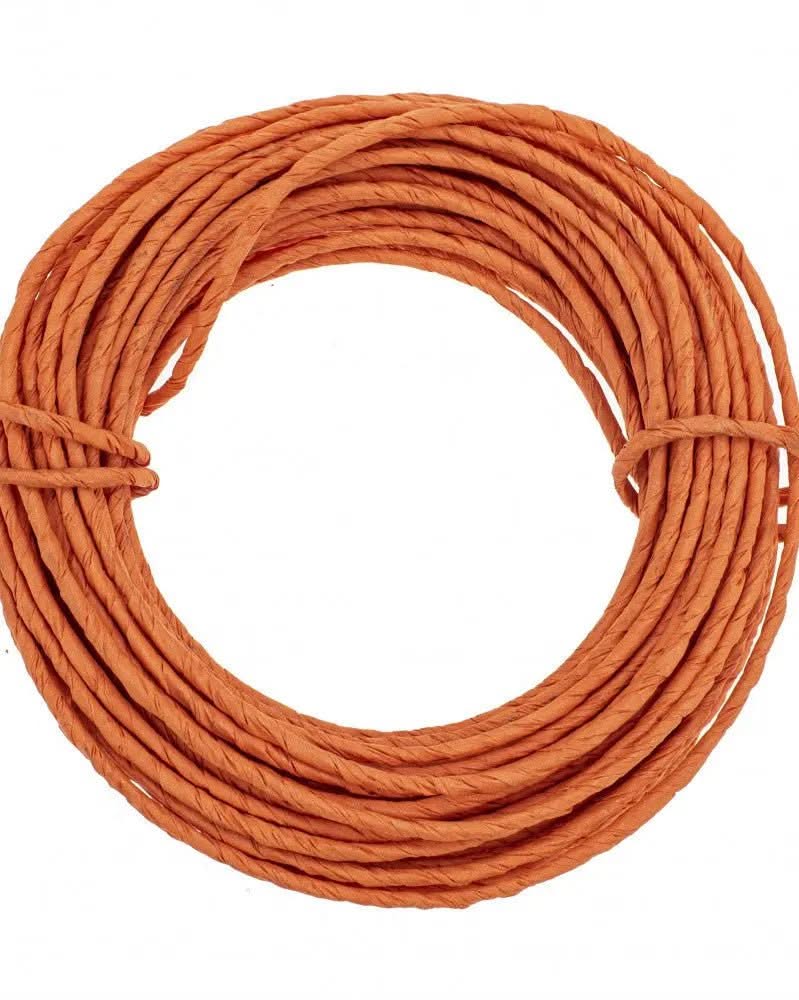 Papierdraht, 2mm, 10m orange - Kidis Art