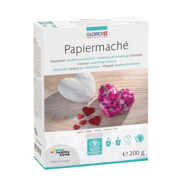 Papiermaché pulverförmig 200g in Verkaufsbox - Kidis Art