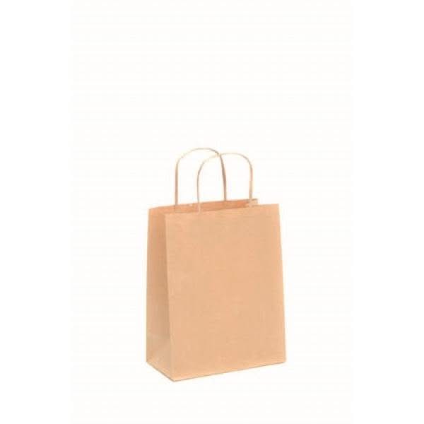 Papiertragetasche, Kordelgriff 21x27cm natur - Kidis Art