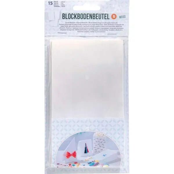 Papiertüten weiss, 15 ST - Kidis Art