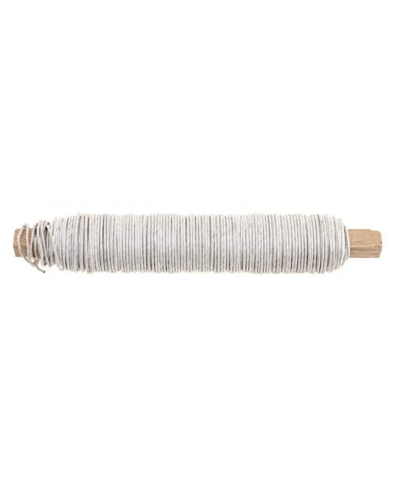 Papierwickeldraht 0,8mm, 22m weiss - Kidis Art