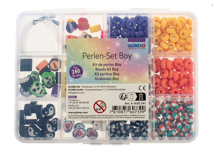Perlen-Set Boy ca.240St./pcs - Kidis Art