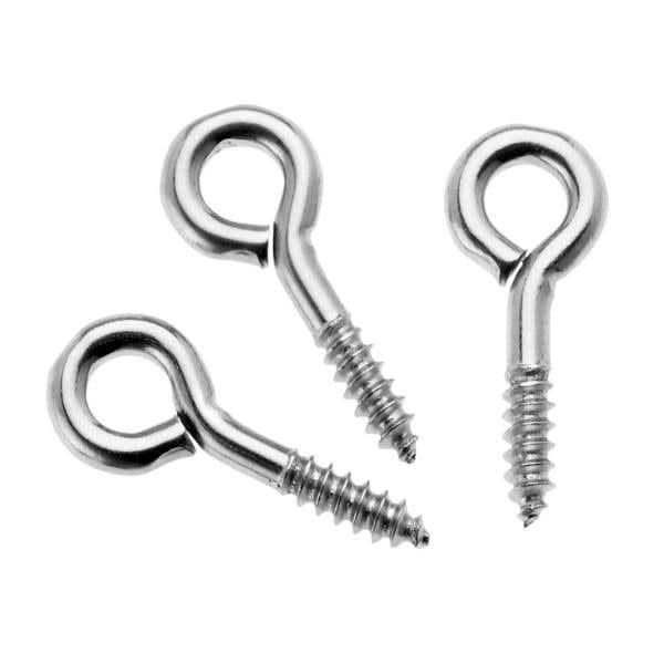 Ringschrauben 12x5mm 24St verzinkt, geschlossen - Kidis Art