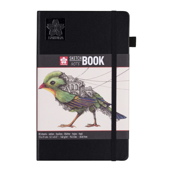 Sakura Skizzen/Notizbuch 13x21cm 80 Blatt in Cremeweiß 140g Sale - Kidis Art