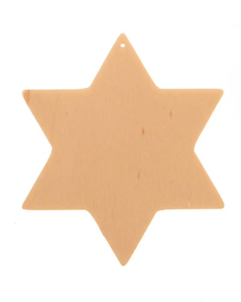 Stern 8cm 4St Pappel - Kidis Art