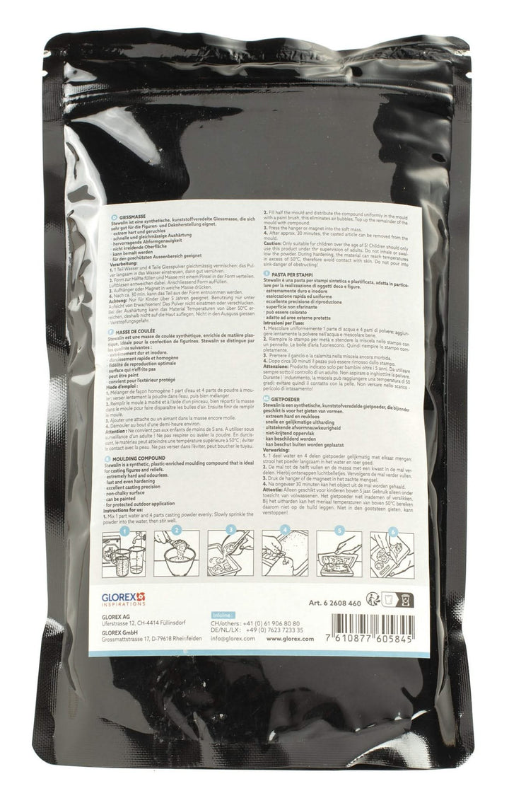 Stewalin schwarz 1kg - Kidis Art