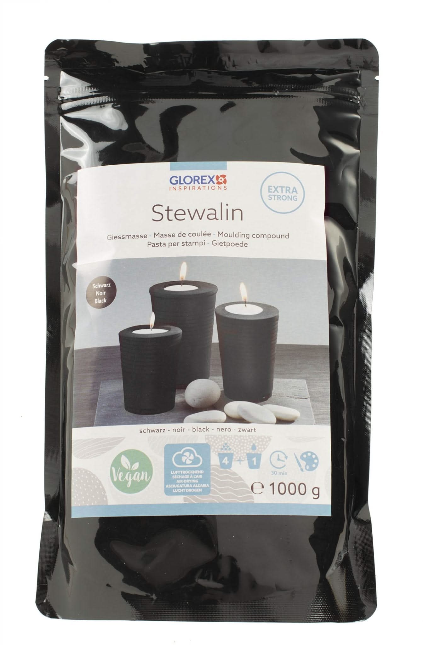 Stewalin schwarz 1kg - Kidis Art