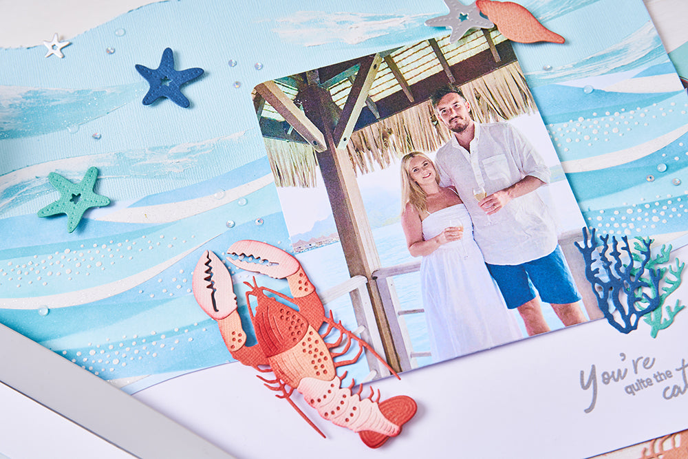 Thinlits Stanzset 10 Stück - Ocean Critters