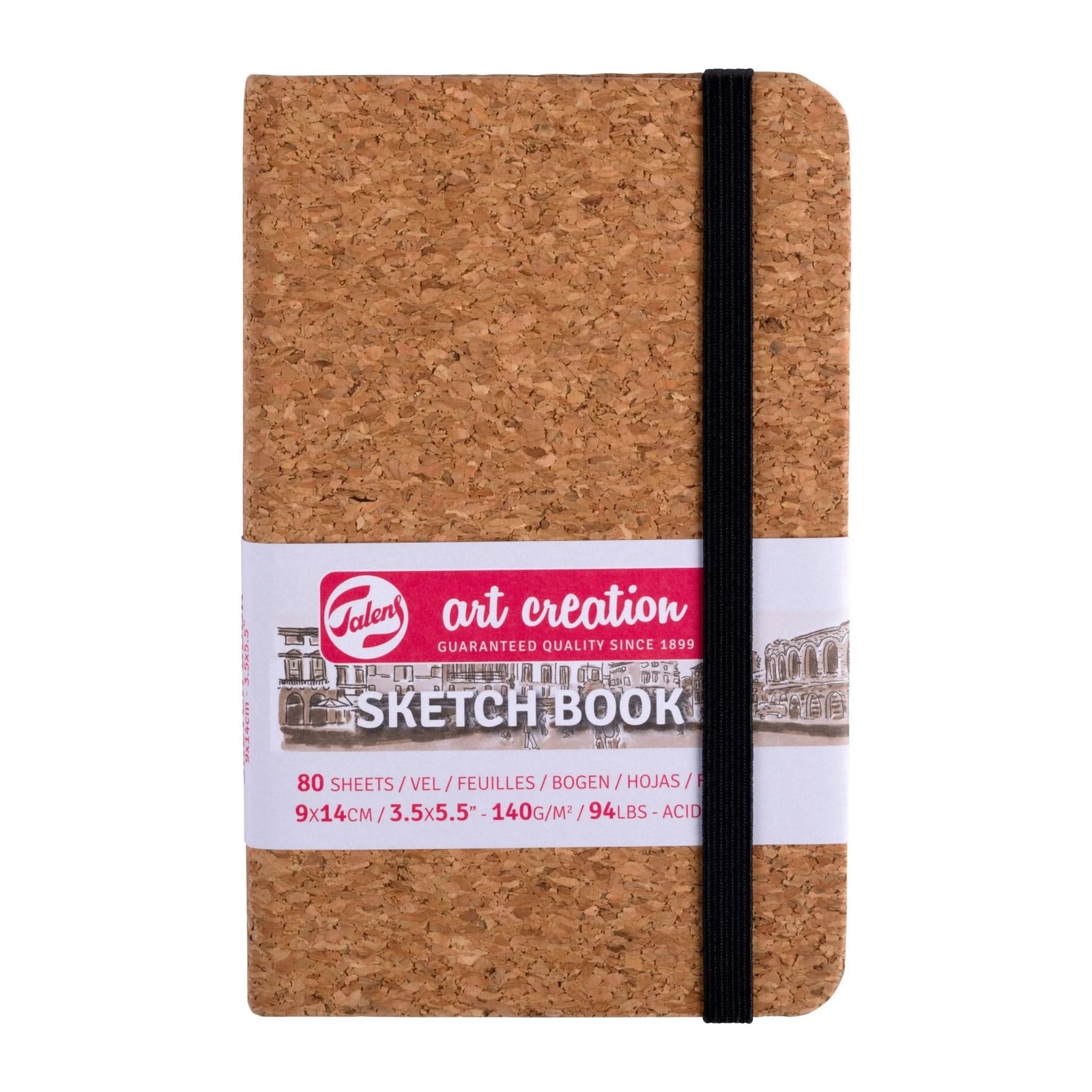 Talens Art Creation Skizzenbuch Kork | 9 x 14 cm, 140 g, 80 Bogen - Kidis Art