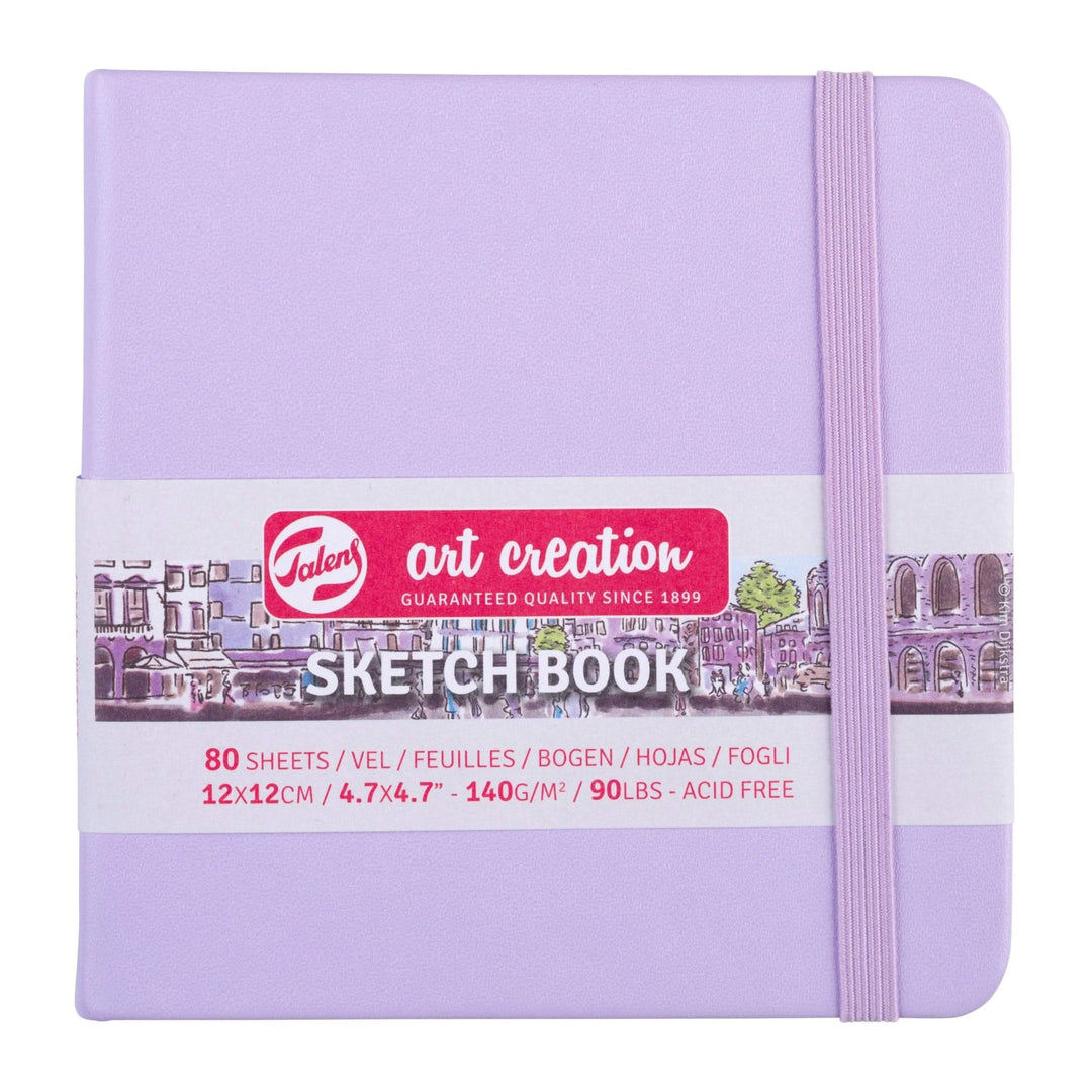 Talens Art Creation Skizzenbuch Pastellviolett 12 x 12 cm 140 g 80 Bogen - Kidis Art