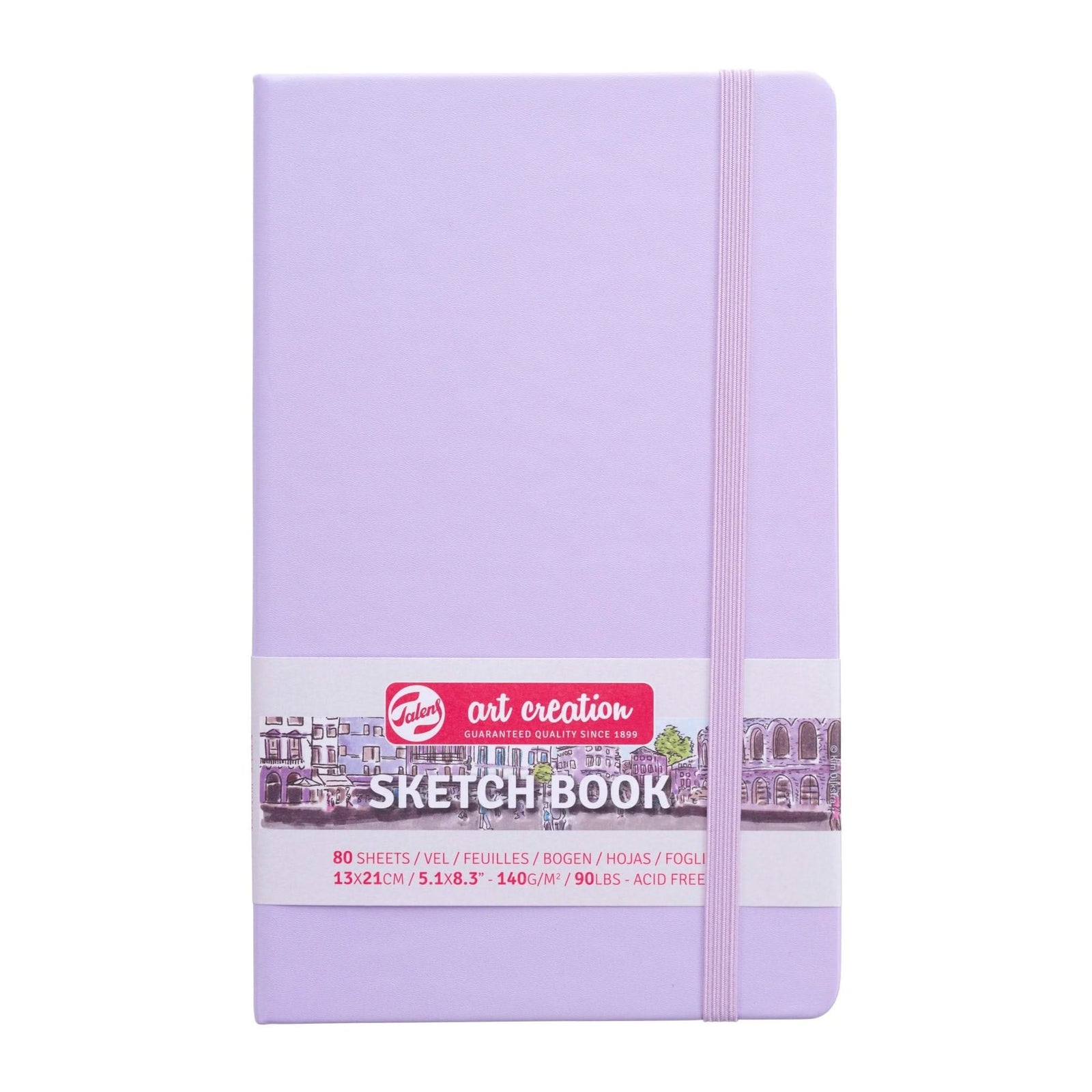 Talens Art Creation Skizzenbuch Pastellviolett 13 x 21 cm 140 g 80 Bogen - Kidis Art