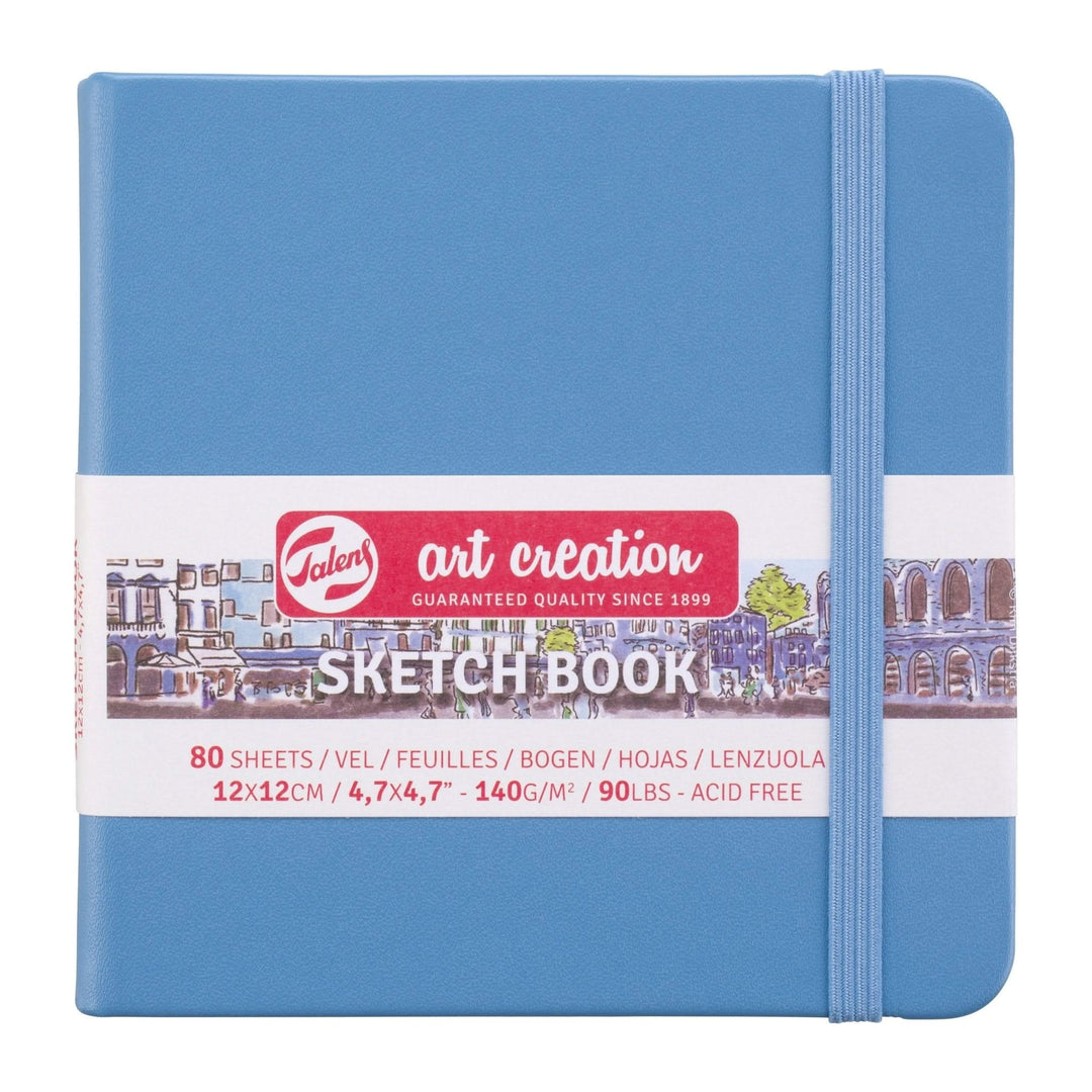 Talens Art Creation Skizzenbuch Seeblau 12 x 12 cm 140 g 80 Bogen - Kidis Art