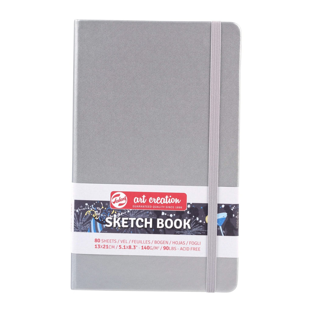 Talens Art Creation Skizzenbuch Silber glänzend 13 x 21 cm 140 g 80 Bogen - Kidis Art