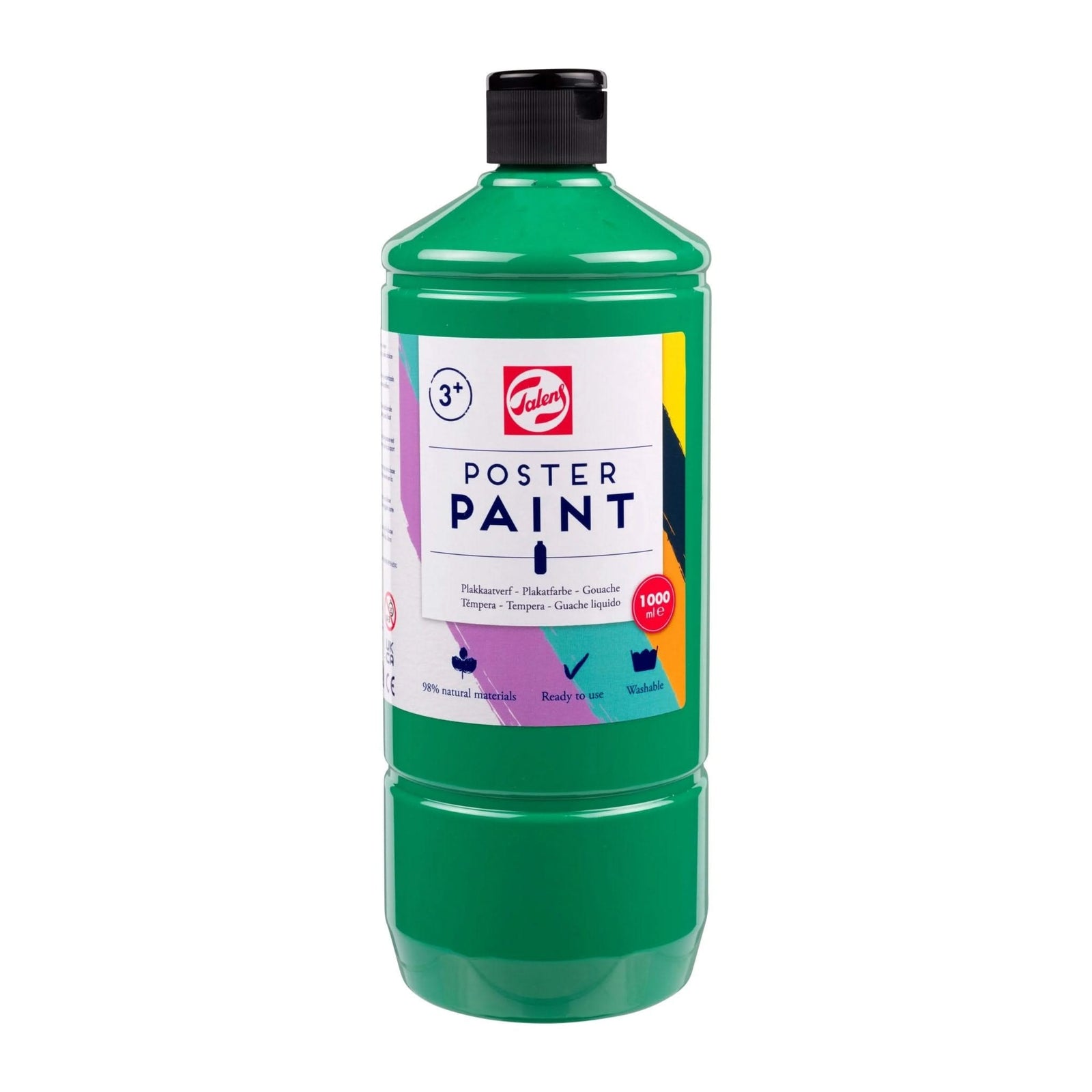 Talens Poster Paint Schulfarbe, 1 Liter, Grün - Kidis Art