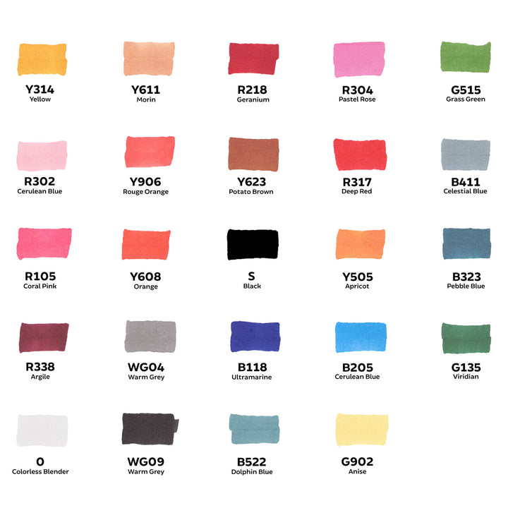 Toki Fader Marker 24er Basic Set