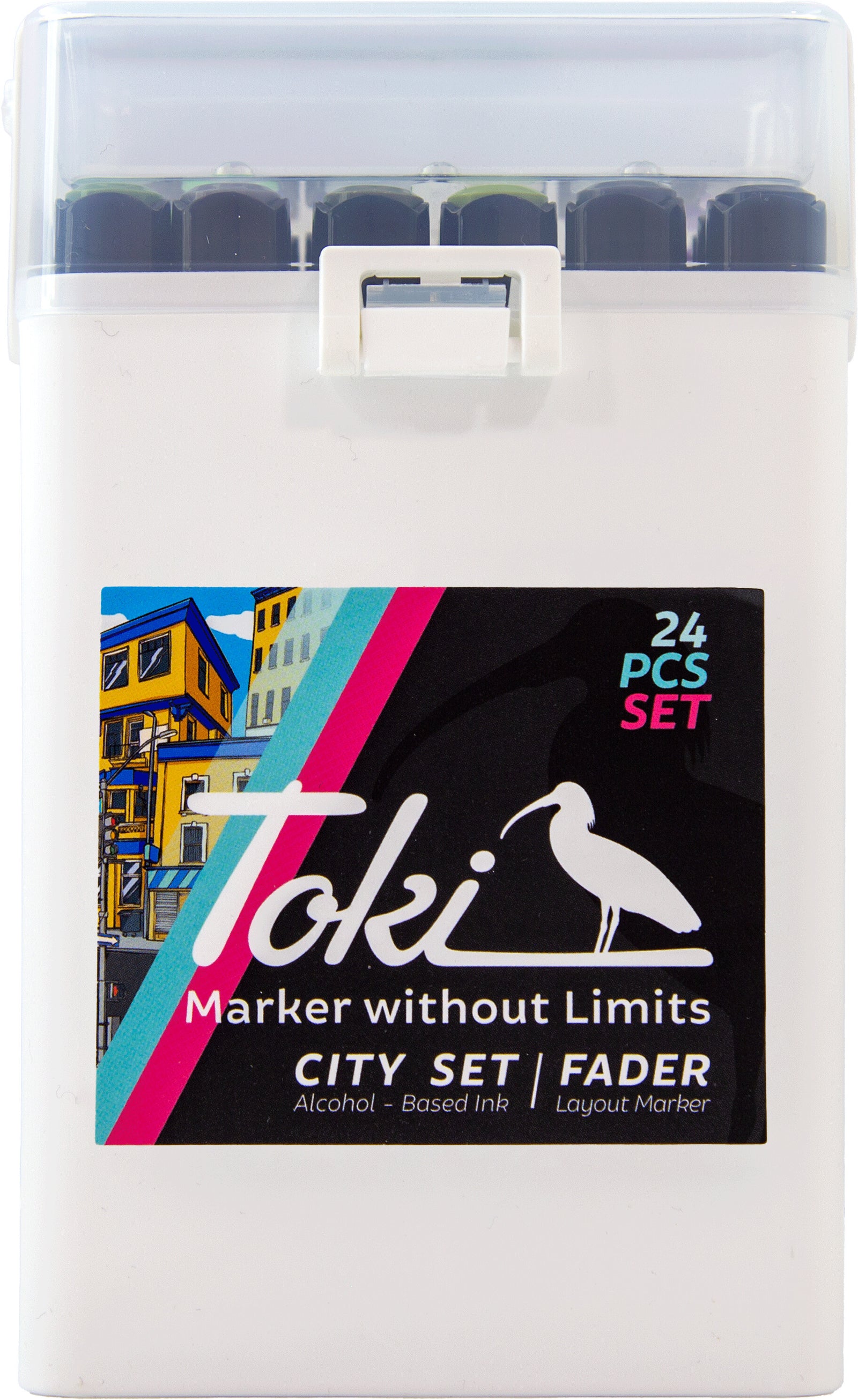 Toki Fader Marker 24er City Set