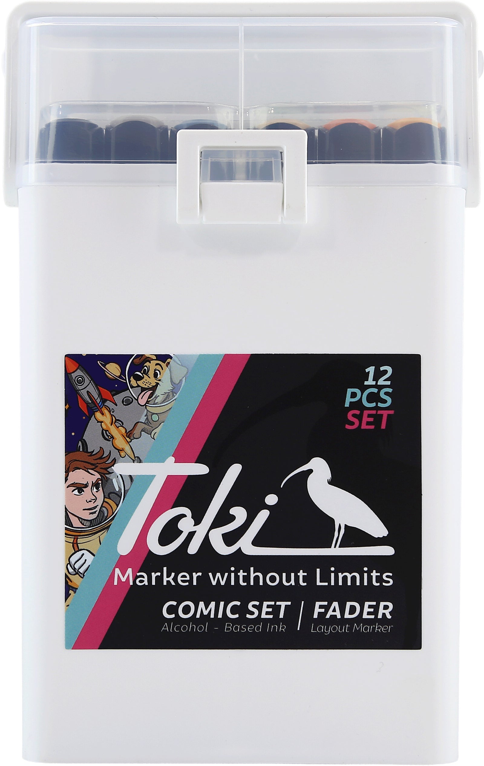 Toki Fader Marker 12er Comic Set