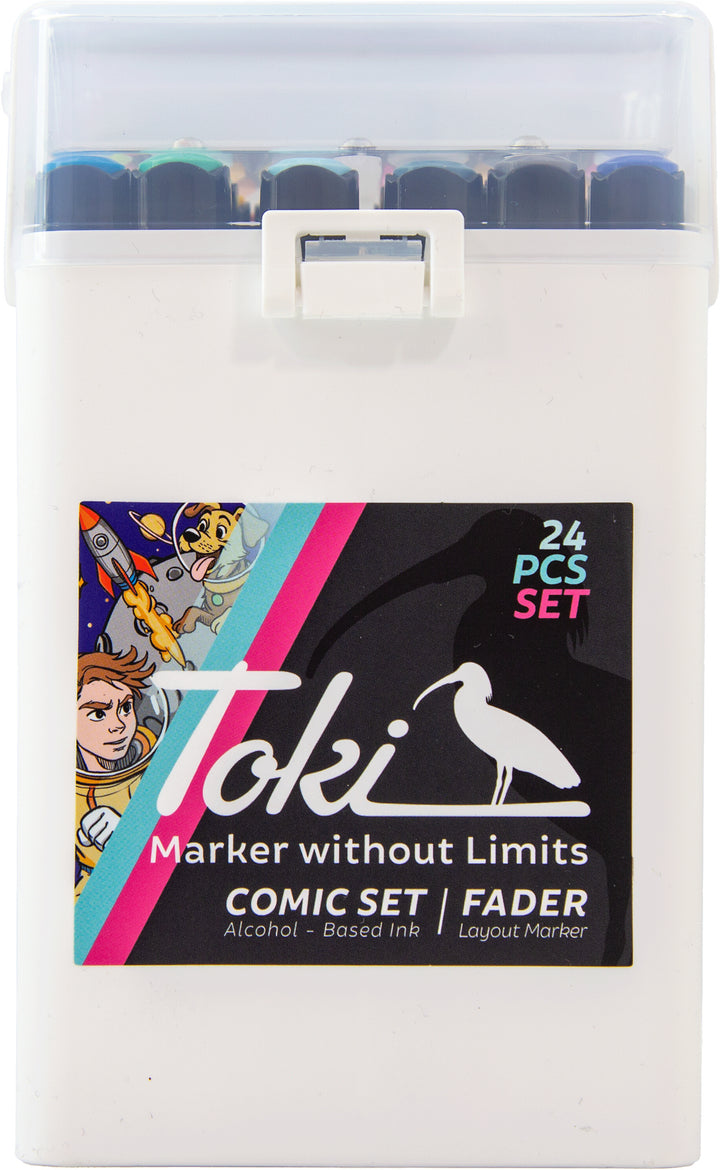 Toki Fader Marker 24er Comic Set