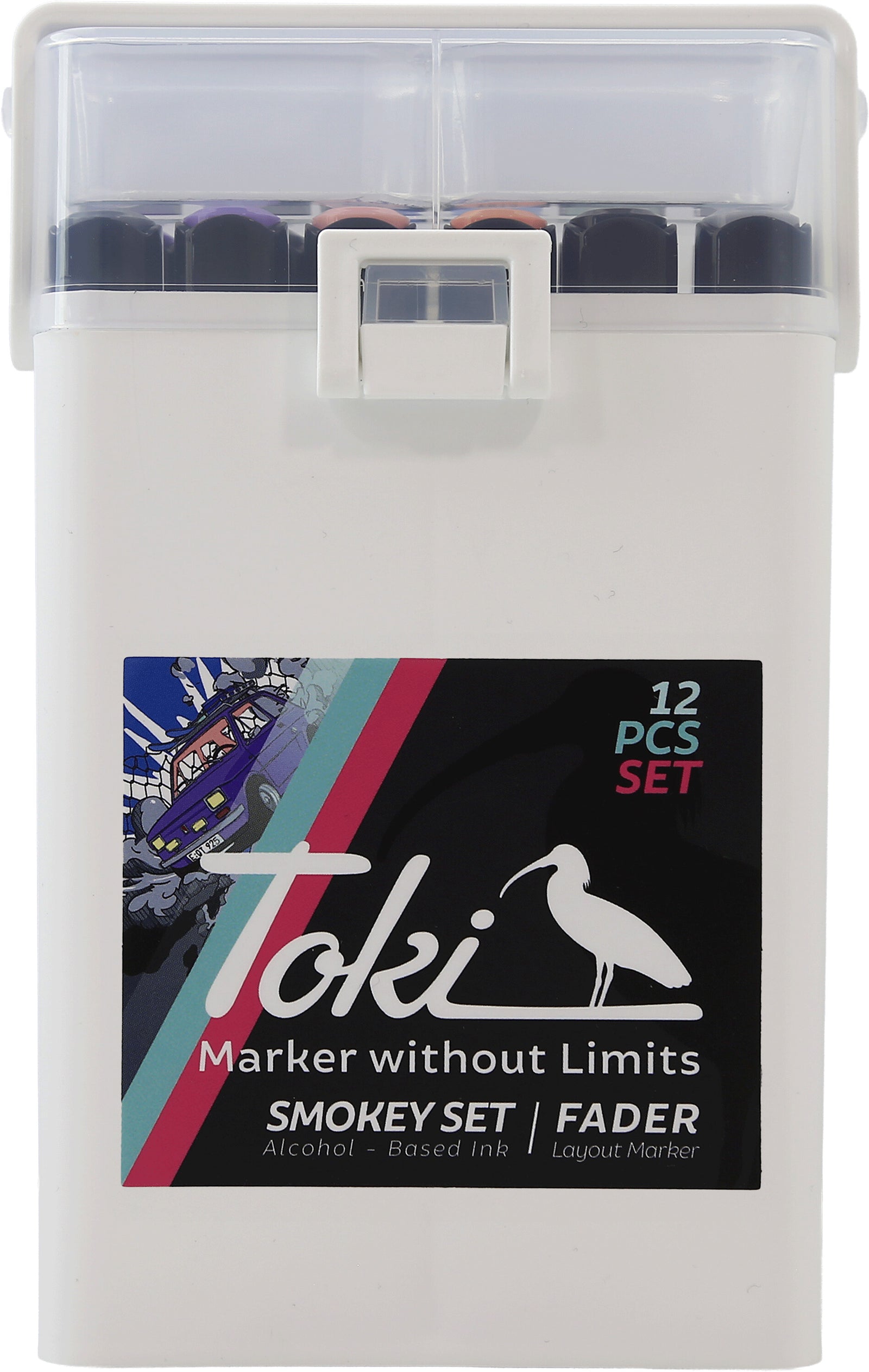 Toki Fader Marker 12er Smokey Set