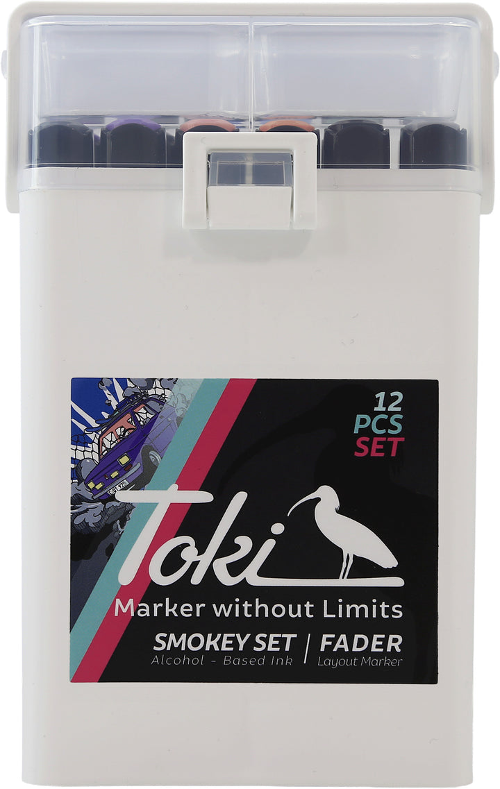 Toki Fader Marker 12er Smokey Set