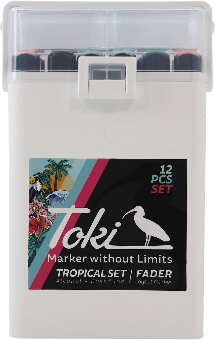 Toki Fader Marker 12er Tropical Set