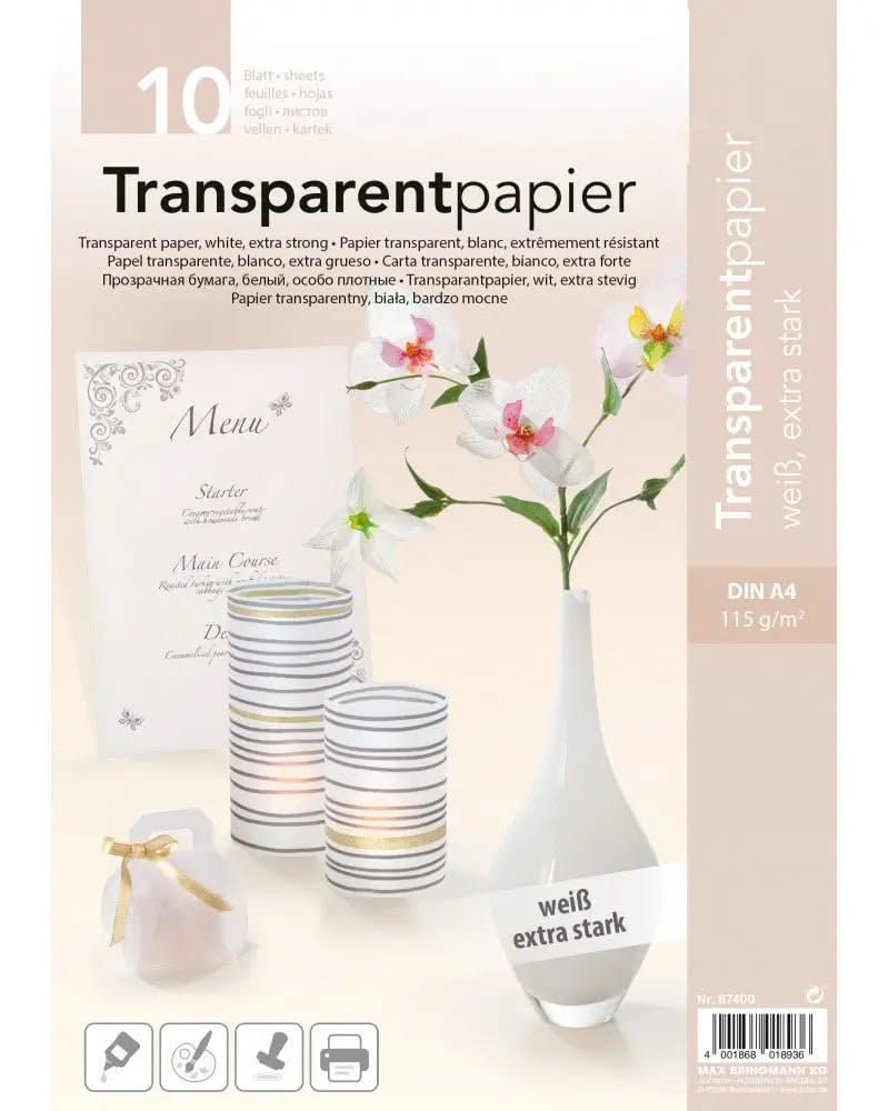 Transparentpapier weiss - Kidis Art