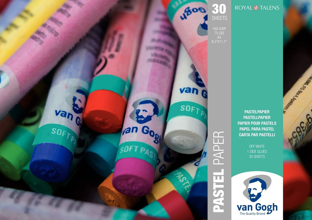 Van Gogh Block für die Pastellmalerei 30 cremefarbene Blatt 160 g / Größe 29,7 x 21 cm (A4) - Kidis Art