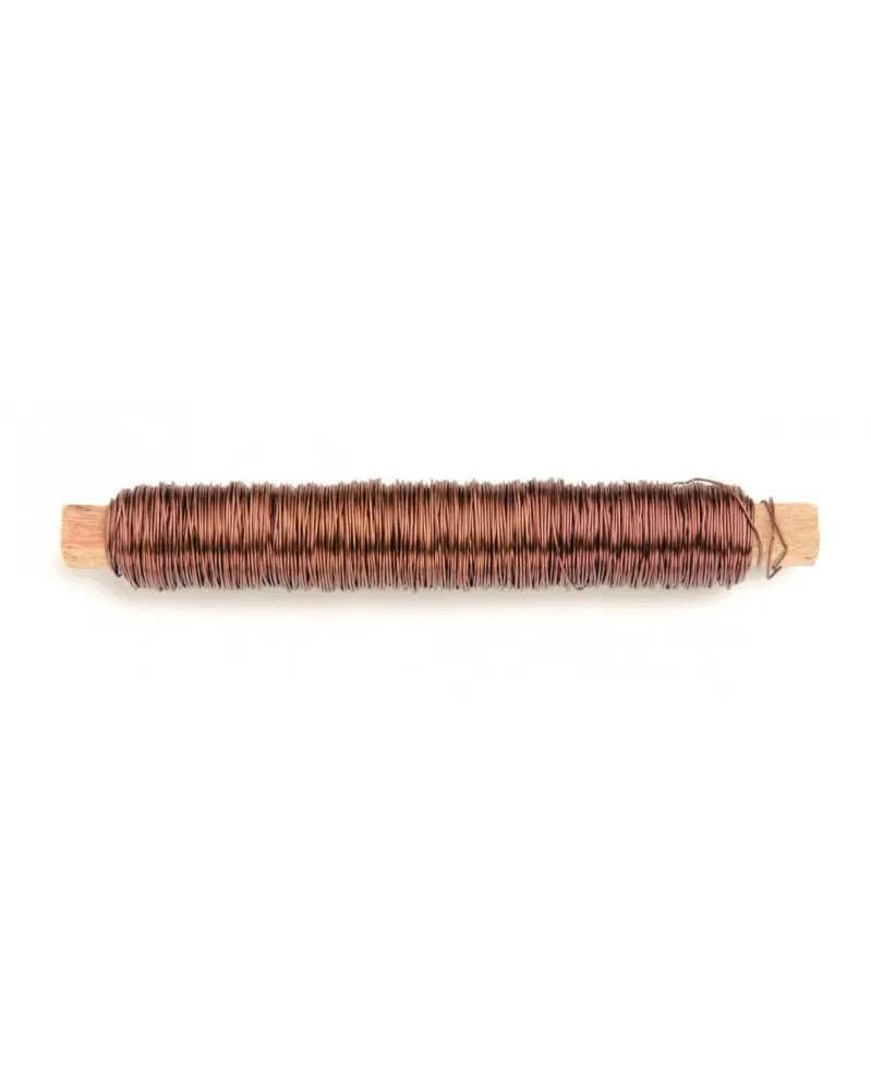 Wickeldraht braun 0,5mm ca.50 m 100g - Kidis Art